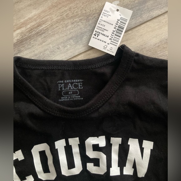 Unisex Toddler T-shirt bundle “Cousin Crew” size 4T and 2T - Picture 2 of 3